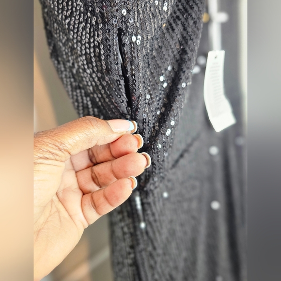 Grace Karin, one shoulder Sequin En dress, Women's Size L - Picture 4 of 8